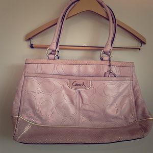Mauve Coach Bag. Authentic; used twice.